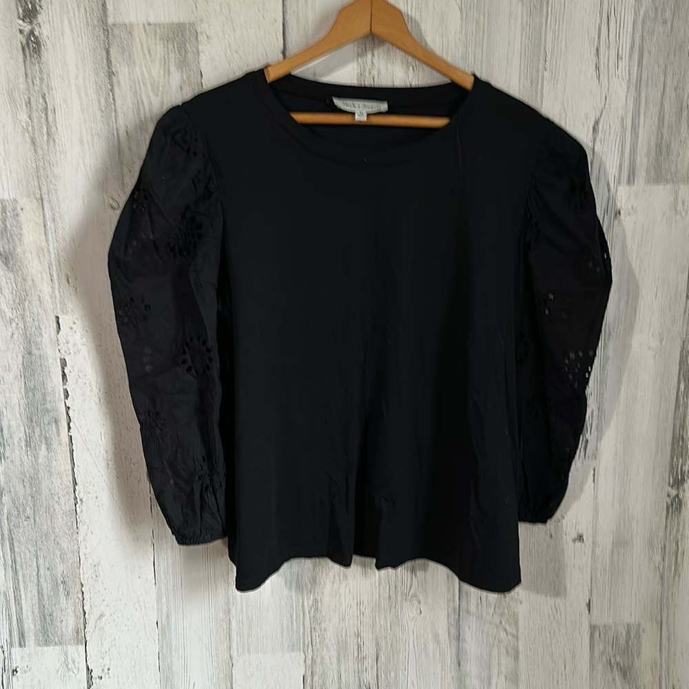 CC18 black blouse jack avery 1x